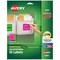 Avery Printable Labels with Sure Feed, 3-1/3" x 4", Assorted Neon Colors (Green, Magenta, and Yellow), Removable Adhesive, Laser & Inkjet Compatible, 72 Blank Labels Total (6482)